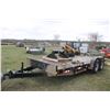 Image 1 : 2012 Trail Pro 20' Tilt Deck Trailer, Approx. 7000 lb Axles, Ball Hitch, 16' Tilt  and 4' Front (Nic