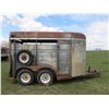 Image 1 : 1990 Road King Bumper Pull Stock Trailer, 2 Axles, #2PKHR23224LWRK2627 (Some Rust)