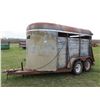 Image 3 : 1990 Road King Bumper Pull Stock Trailer, 2 Axles, #2PKHR23224LWRK2627 (Some Rust)