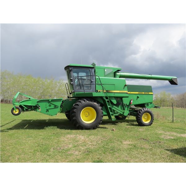 7720 Titan II Combine, 3108 Hrs, 212 P.Up #X616297, Air Foil, Hydro, Chopper Reverser, Cyclone Sprea