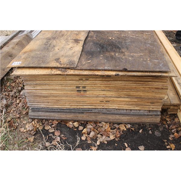 Partial Lift of 3/8's Plywood