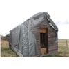 Image 1 : Wood Granary c/w Tarp Roof (Buyer's Responsible for Loading)