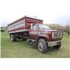 Image 16 : 1986 Chev 7000 c/w 18' Steel Box and Twin Cyl. Hoist, V8- 5& 2 SPD, #1GBL7D1B7GV101781, Roll Tarp