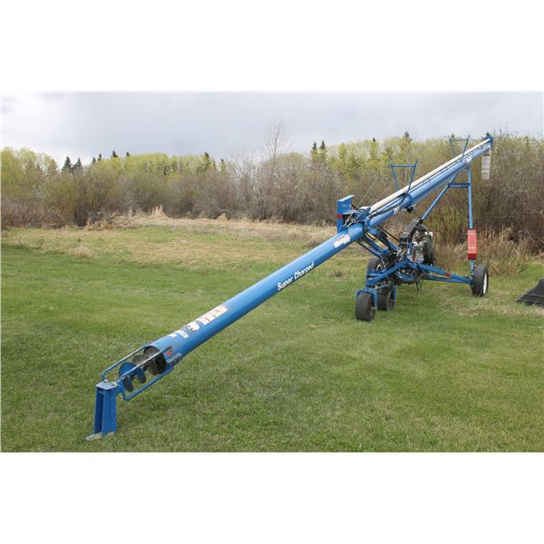 Brandt 8" x 50' Supercharged Auger c/w Hyd EZ MOVE, 40 HP Kohler Elec. Start. (Shedded)