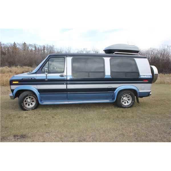 1990 Ford Econoline VAN by Vanamera, V8 auto, Loaded, showing 105,439 kms c/w Bed, Captains Chairs,