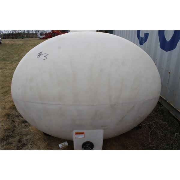 Poly Tank, Approx. 1500 gal