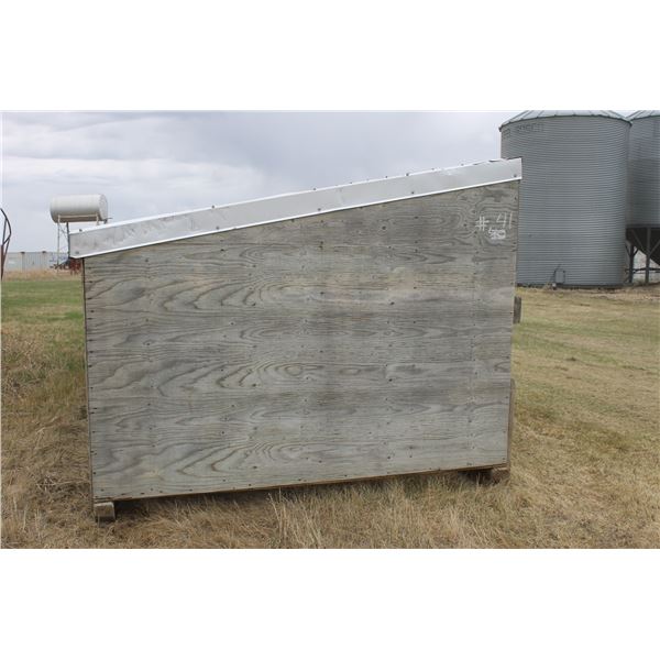 8 x 16 Metal Roof, Calf Shelter (On Skids)