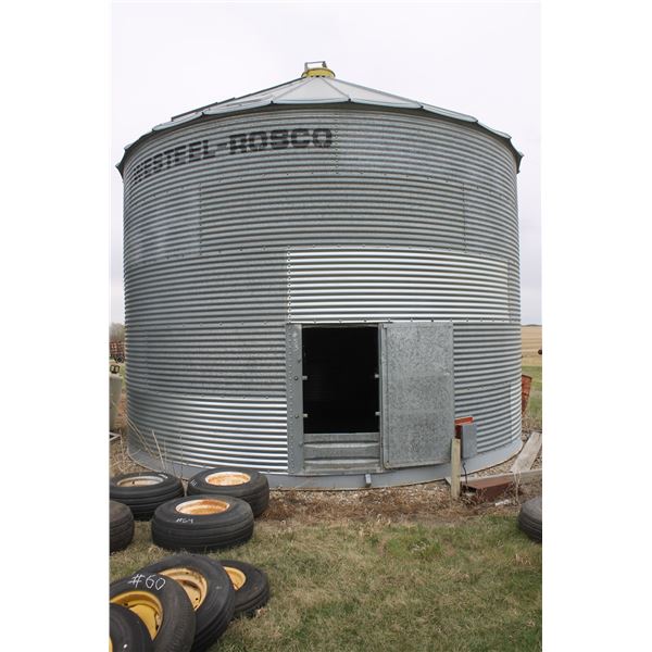 Westeel 5 Ring 19' c/w Screen, Approx. 3100 Bu, Steel Floor