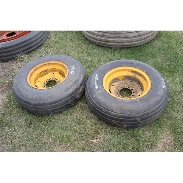 2- 9.5L x 15 SL Tires and Rims