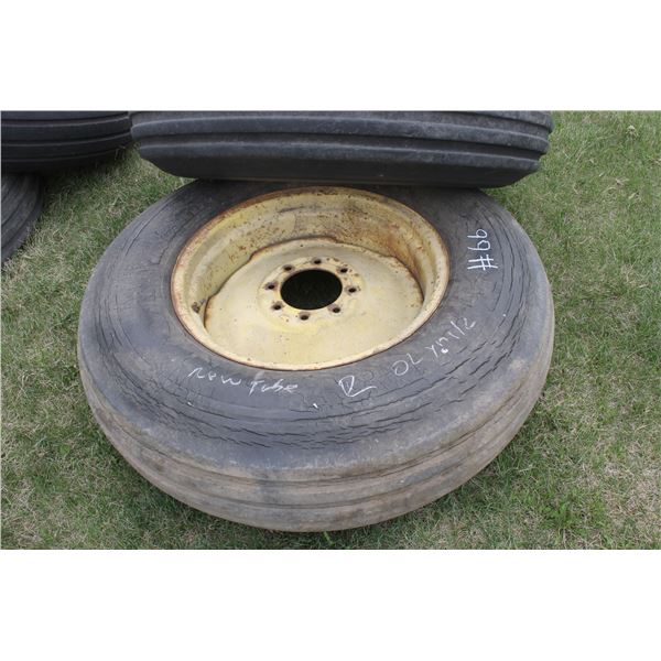 2- 11.25 x 24 Combine Tires and Rims
