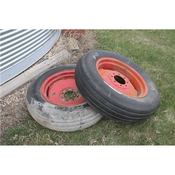 2- 9.00 x 24 Tires and Rims