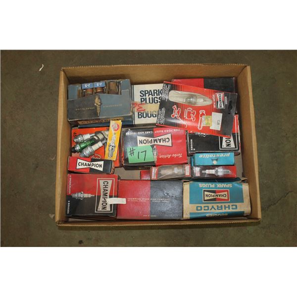 BOX OF NEW CHAMPION SPARK PLUGS