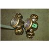 Image 1 : 2 BRASS MODEL T LIGHTS