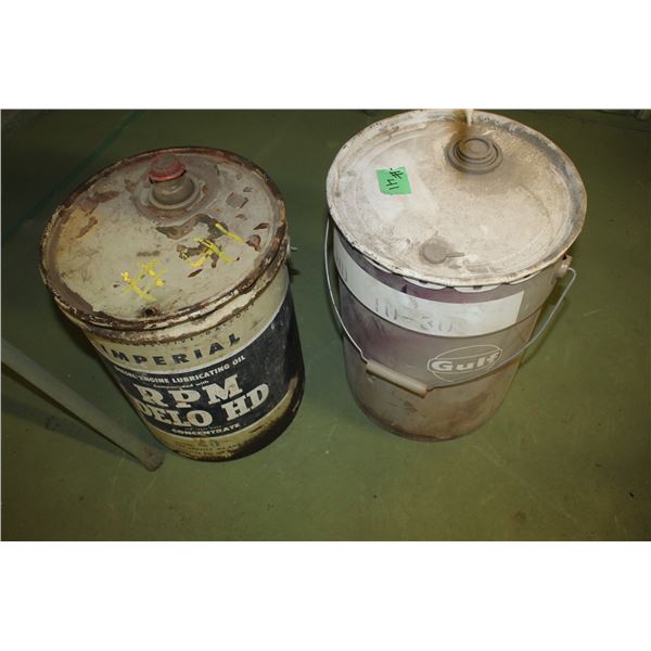 GULF & RPM 5 GALLON PAILS