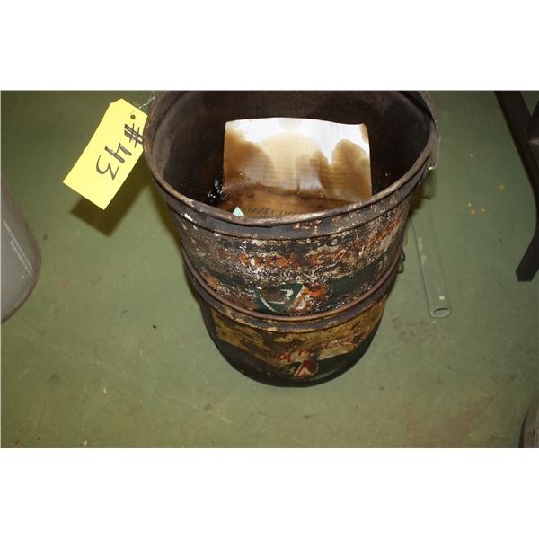 2 - BA GREASE PAILS