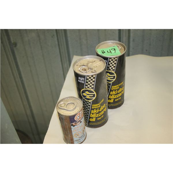 2 - SKIDOO & 1 STP CAN