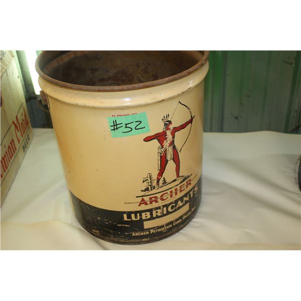 ARCHER PAIL (NO LID)