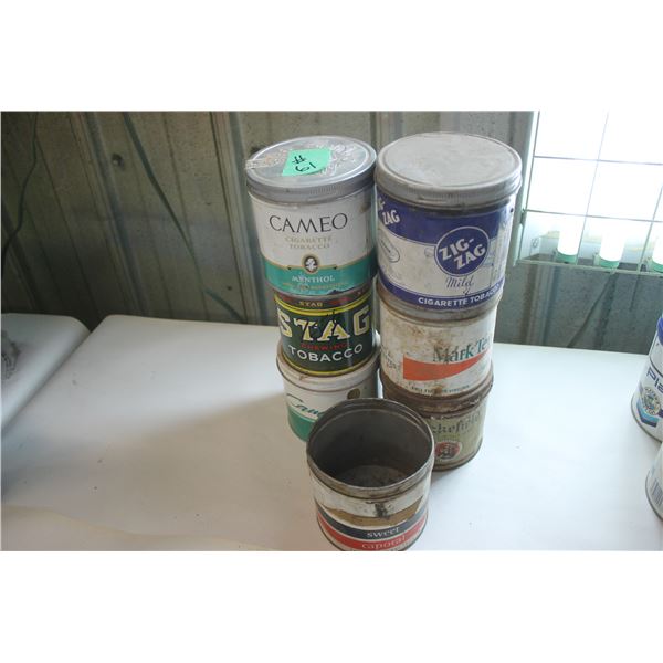 7 - TOBACCO TINS