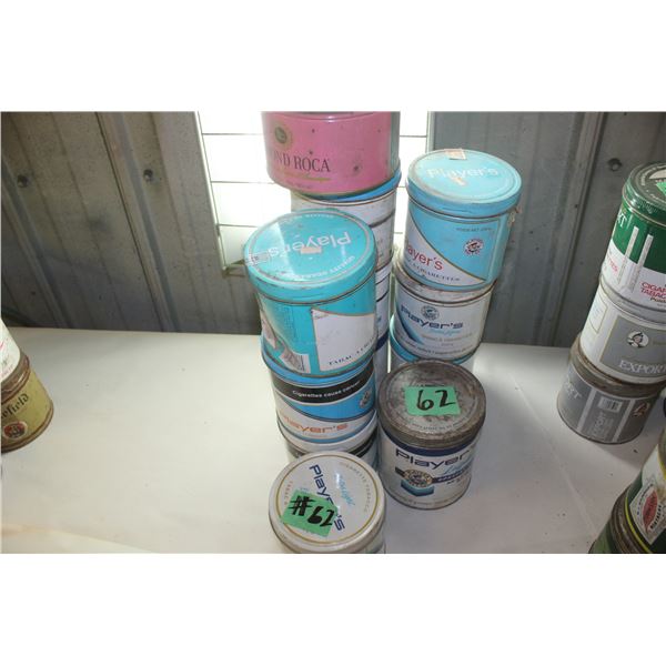 12 - TOBACCO TINS