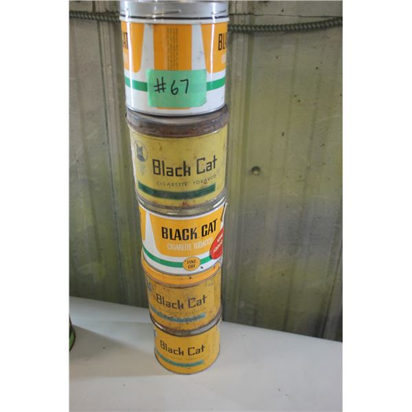 5 - BLACK CAT TINS