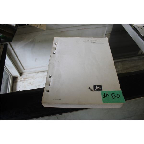 JOHN DEERE 420 - 430 PARTS BOOK