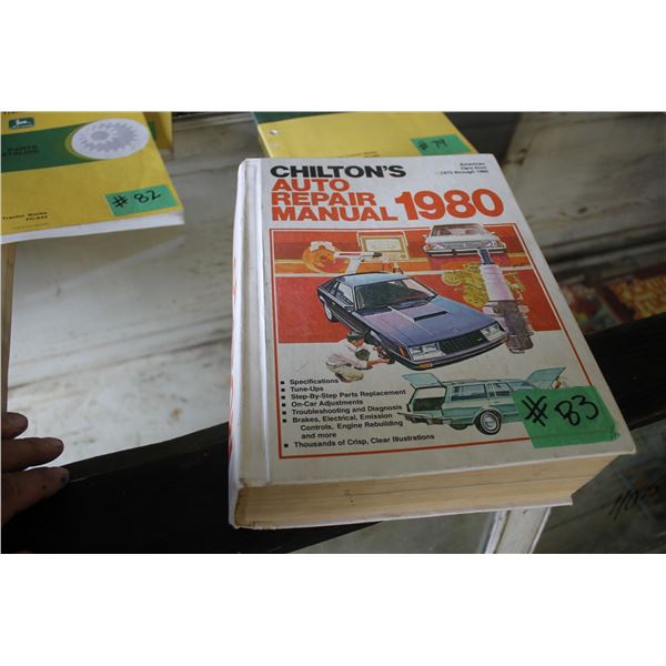 CHILTON'S 1980 AUTO REPAIR