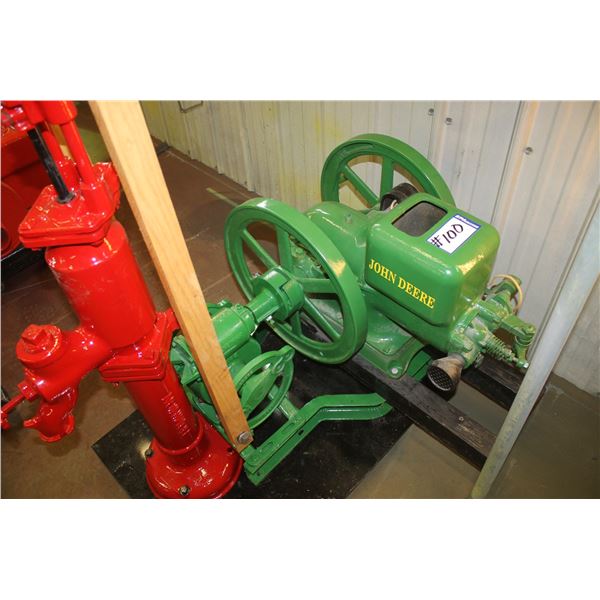 JOHN DEERE STATIONARY C/W WATER PUMP (RESTORED)