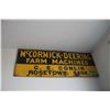 Image 1 : MCCORMICK SIGN (ORIGINAL) (10" X 27.5")