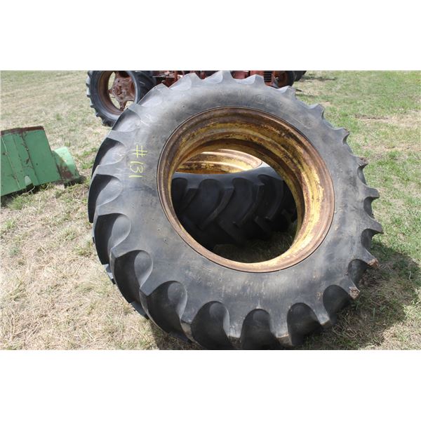JOHN DEERE RIMS AND TIRES