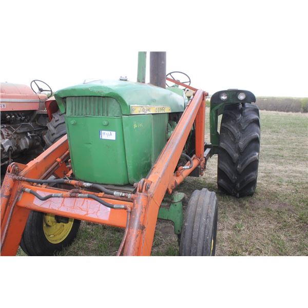 JOHN DEERE 4010 C/W LOADER, 2 HYD'S