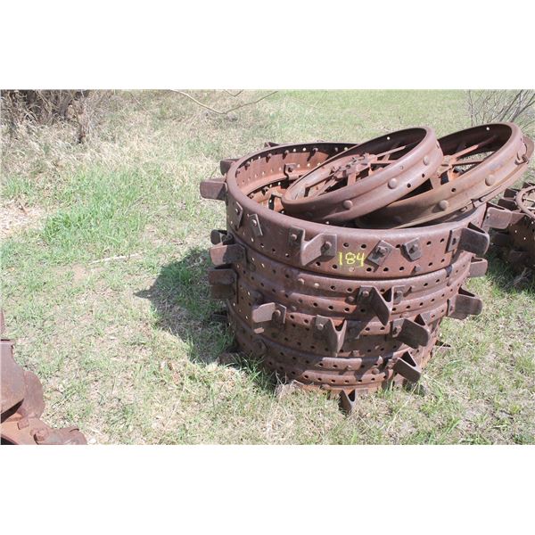 4- OLIVER OR COCKSHUTT MODEL 80 STEEL WHEEL'S