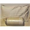 SET OF 2 NEW BEDSTORY MEMORY FOAM OVERSTUFFED