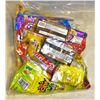 Image 1 : BAG OF ASSORTED BRAND NAME CANDY + CHOCOLATES