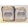 Image 1 : NEW SET OF 2 STRETCH SOFA SLIP COVERS, TAUPE