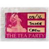 Image 1 : THE TEA PARTY BACKSTAGE PASS