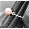 Image 1 : #335-FRESH WATER PEARL RING /LAVENDER
