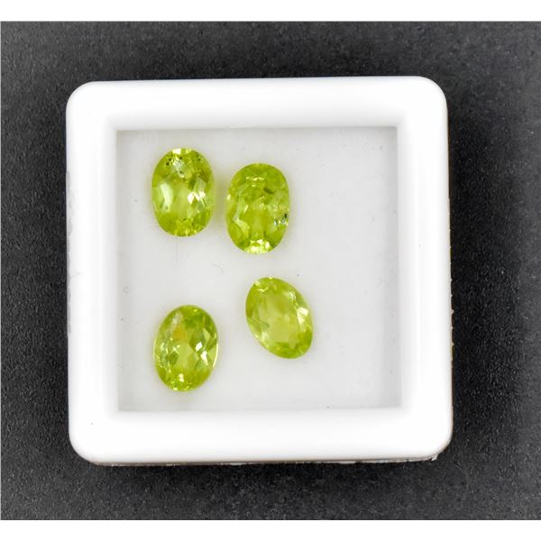 #297-NATURAL PERIDOT GEMSTONE 3.30CT OVAL
