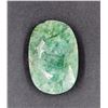 Image 1 : #218-GREEN EMERALD GEMSTONE 110.30CT
