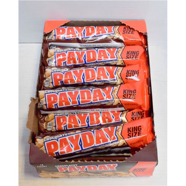 18 COUNT KING SIZE CHOCLATEY PAYDAY COVERED PEANUT