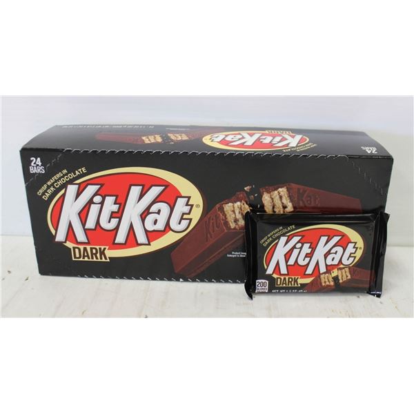 CASE OF KIT-KAT DARK CHOCOLATE BARS, 24 BARS TOTAL