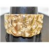 Image 1 : MENS SIZE 8.5 GOLD PLATED RING STAMPED 38 - 7G