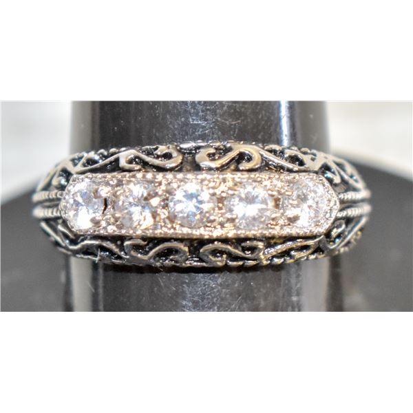 SIZE 6 3/4 RING MATERIALS UNKNOWN