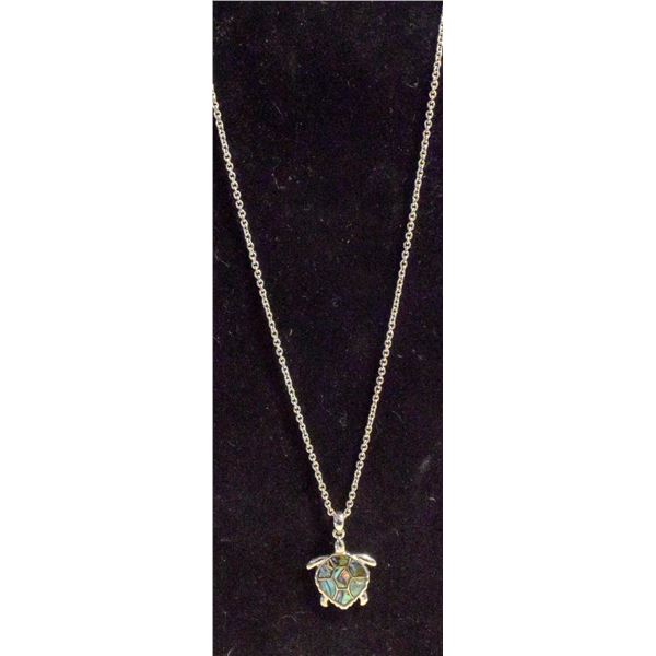 ABALONE TURTLE NECKLACE