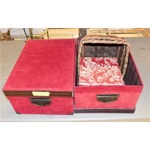 STORAGE BOXES & BASKETS