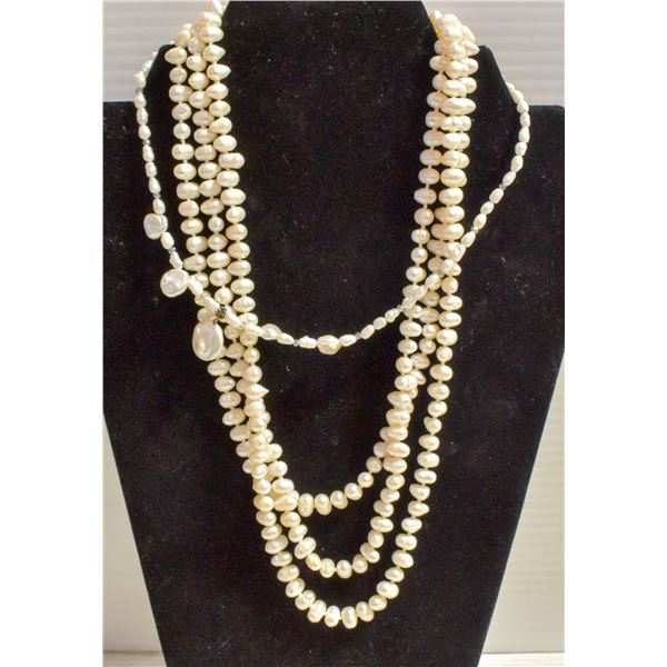 VINTAGE FRESHWATER & CULTURED PEARL NECKLACES