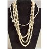 Image 1 : VINTAGE FRESHWATER & CULTURED PEARL NECKLACES