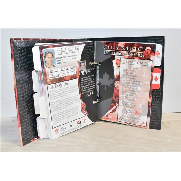 1998 HOCKEY HEROES BINDER BOOK FULL COLLECTION