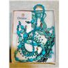 Image 1 : BOX OF VARIOUS PIECES OR TURQOUISE JEWELRY