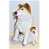 Image 1 : 12 INCH TALL COLLIE DOG GARDEN ORNAMENT