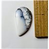 Image 1 : 7)  PEAR SHAPED NATURAL DENDRITIC OPAL, 17.5 CT,